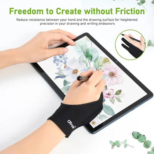 Miniatura 4 de OTraki 4 Pack Artist Drawing Gloves for Digital Tablet Paper Sketching