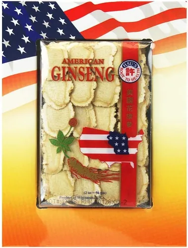 Miniatura 8 de Hsu's SKU 0126-4 Cultivado en Wisconsin Rodajas mixtas de ginseng americano 0126-4 Caja de 4 onzas