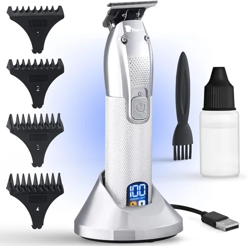 Miniatura 10 de Fagaci Cortadora de pelo para hombre, Turbo Power con corte preciso, cuchillas ajustadas de cero huecos para cortes limpios y finos