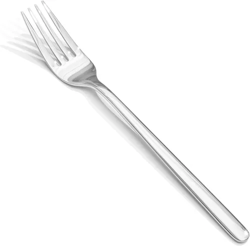 KINGSTONE Juego de 12 tenedores de acero inoxidable 18/10 de 8 pulgadas, tenedores de mesa para el hogar, cocina y restaurante, aptos para