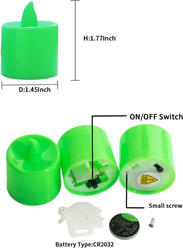 Miniatura 8 de Bolsas luminarias para velas con diseño de sol, resistentes al fuego, para bodas, Halloween, cumpleaños, Año Nuevo, fiestas, cenas, eventos Verde