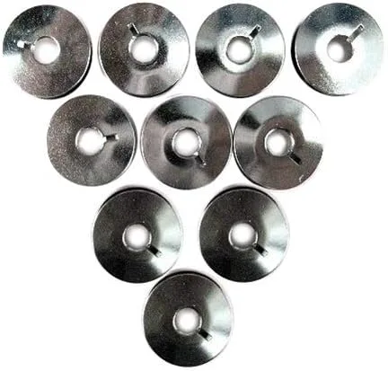Cutex 10 bobinas de metal para máquinas de coser industriales Singer 206, 206K, 306, 319