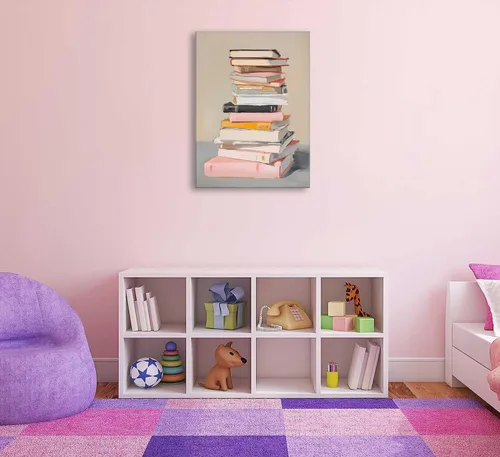 Miniatura 7 de Libros de arte de pared, pinturas estéticas, amantes de la lectura, decoración de pared, carteles educativos inspiradores, impresiones