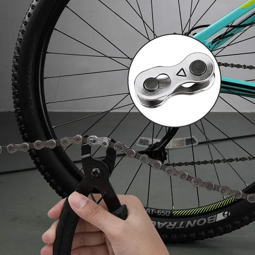 Miniatura 6 de Oumers Alicates de eslabones para bicicleta, divisor de cadena, 6 pares de eslabones perdidos de bicicleta, alicates de cadena de enlaces rápidos