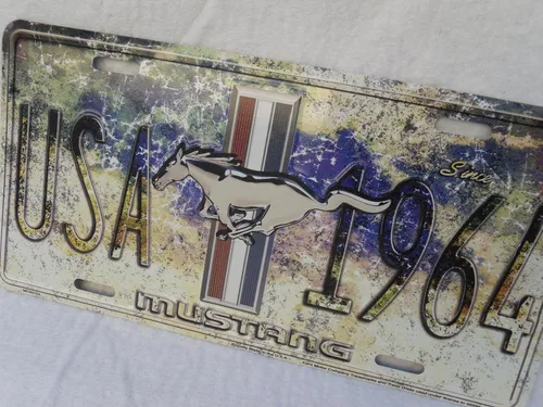 Miniatura 3 de Ford placa con emblema de caballo para defensa