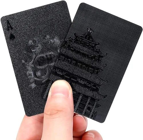 Miniatura 10 de Naipes de lujo 100% impermeables y flexibles, hechas de plástico, 52+2 póker