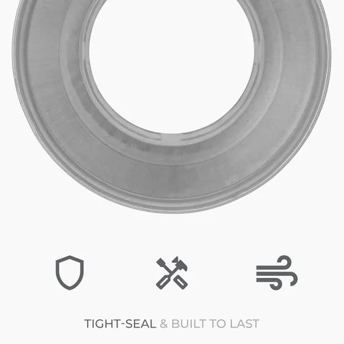 Miniatura 6 de Reductor de conducto redondo de 6 a 4 pulgadas - Aumentador de tubería de acero galvanizado de ajuste macho - Acoplamiento para sistemas