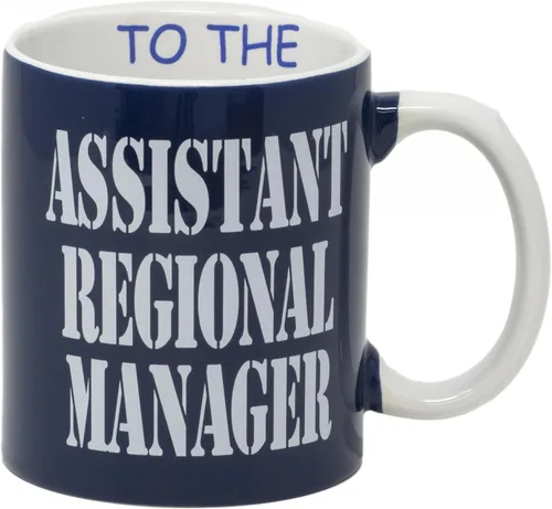 Funny Guy Mugs Assistant To The Regional Manager - Taza de café de cerámica de 11 onzas, taza de café divertida ideal para mujeres y hombres, taza