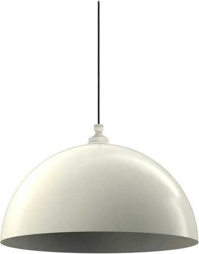 Miniatura 17 de Steel Lighting Co. Melrose - Lámpara colgante Montada en el techo Cúpula redonda de 18 pulgadas Estilo moderno y contemporáneo de granja Crema