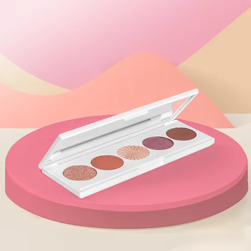 Miniatura 2 de OFRA Paleta distintiva - Symphony Paleta de sombras de ojos con tonos malva y brillantes 5 colores mezclables para todos los días y viajes