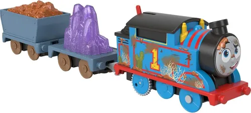 Thomas & Friends Tren de juguete motorizado con cuevas de cristal Thomas motor alimentado por batería con carga para preescolar juego de simulación