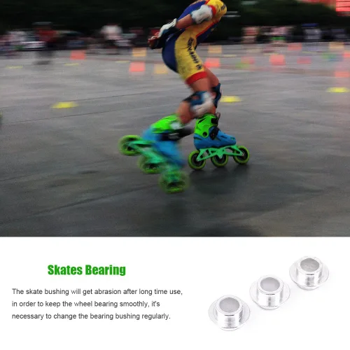 Miniatura 2 de 15 piezas de rodamiento de patines espaciadores de bujes para piezas de patinaje al aire libre Modelo de deformación