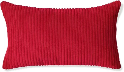 Miniatura 332 de Artscope Fundas de Almohada de Pana a Rayas Acogedoras Súper Suaves Decorativas Cuadradas Fundas de Cojín para Sofá Sillón Dormitorio Decoración