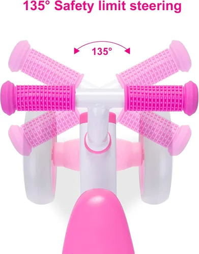 Miniatura 7 de Bicicleta de equilibrio para bebés de 1 año, bicicleta para niñas de un año, regalo de cumpleaños para niñas de 1 a 3 años, primera bicicleta sin