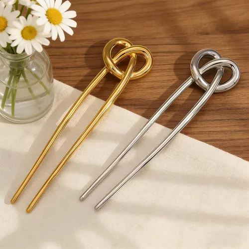 Miniatura 7 de 2 horquillas francesas para mujer, elegantes tenedores para recoger, moño, moño y torsión, accesorios para el cabello, regalos ideales para mujeres