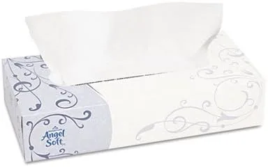Angel Soft ps Premium pañuelos faciales, 100/caja plana, 30 cajas/cartón por Angel Soft