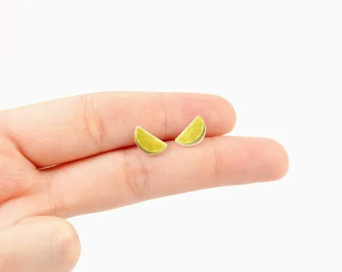 Miniatura 4 de Pendientes de tuerca hechos a mano
