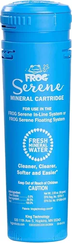 FROG Serene - Cartucho de repuesto mineral para jacuzzis para uso con sistemas flotantes o en línea FROG Serene, para spas de hasta 600 galones