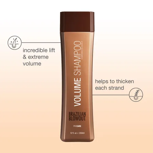 Miniatura 2 de BRAZILIAN BLOWOUT Volumen Shampoo, 12 FL oz, el embalaje puede variar