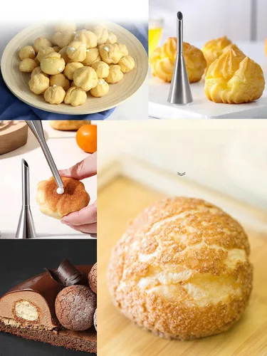 Miniatura 3 de Boquilla para Rellenar con Crema 3 Piezas, Herramienta de Relleno de Cupcakes con 20 Bolsas de Repostería Desechables para Rellenar Donas, Cupcakes