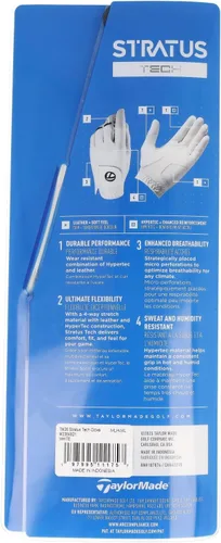 Miniatura 7 de TaylorMade Golf - Guante Stratus Tech para zurdos