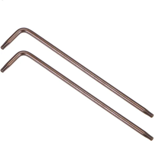Miniatura 11 de uxcell T30 Anti manipulación Torx Star Key Bit Llave, forma de L 6.5 pulgadas brazo largo, acero S2 2 PC
