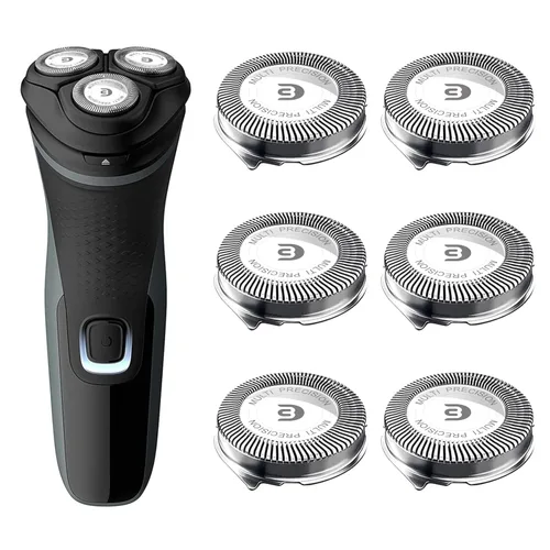 Miniatura 8 de SH30 - Cuchilla de repuesto para Philips Norelco Shaver Series 3000, 2000, 1000 y S738 con hoja afilada duradera, paquete de 9 piezas