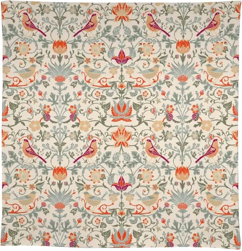Miniatura 287 de Mantel Floral Retro de Pájaros, Diseño Original Bohemio William Morris Estampado Cubierta de Mesa para Hogar Picnic Fiesta Comedor Cocina William