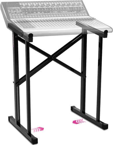 Liquid Stands Soporte mezclador de audio portátil – Sintonizador mezclador de música plegable y ajustable en ángulo, soporte MPC para máquinas de