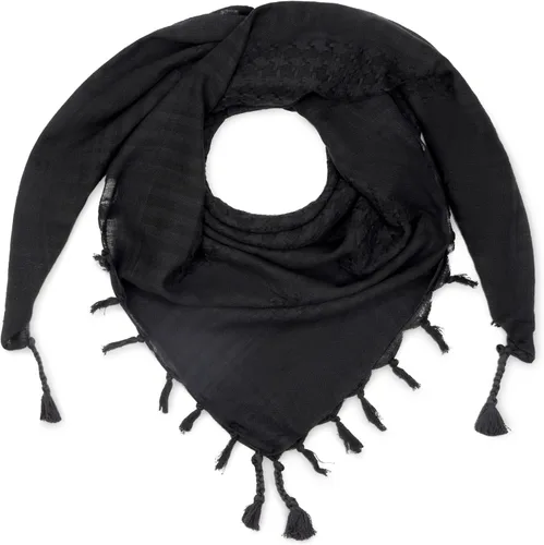 Miniatura 66 de LOVARZI Shemagh Cottons Arab Keffiyeh - Bufanda militar táctica para cabeza y cuello