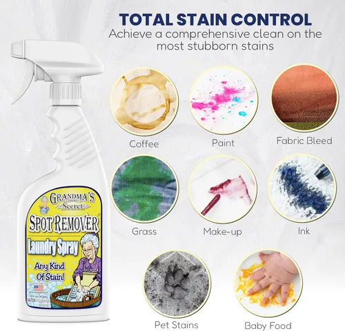 Miniatura 3 de Grandma's Secret - Aerosol removedor de manchas para ropa sucia - Removedor de manchas para tela sin cloro, blanqueador ni toxinas - Elimina manchas