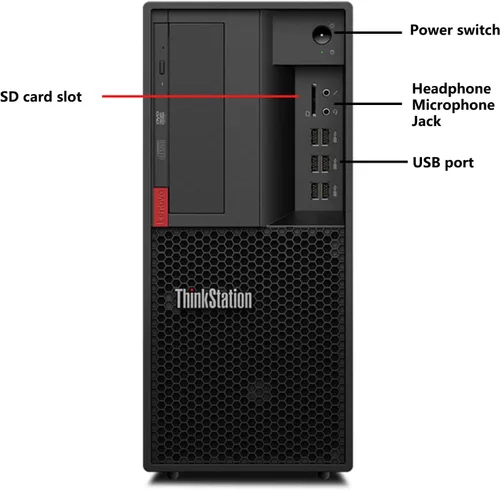 Miniatura 6 de Lenovo ThinkStation P330 MT Tower Workstation PC Desktop Core i5-9400, 1TB SSD, 16 GB RAM DDR4, Windows 11 Pro, Teclado, Mouse, USB WiFi, Win11 Pro