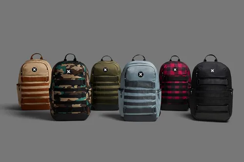 Miniatura 6 de One and Only - Mochila para monopatín, Rojo rítmico, Tamaño único