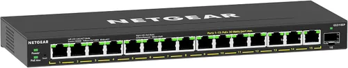 Miniatura 10 de NETGEAR Switch PoE Gigabit Ethernet Easy Smart Managed Essentials de 5 puertos (GS305EP) - con 4 x PoE+ @ 63W, para montaje en escritorio o en pared