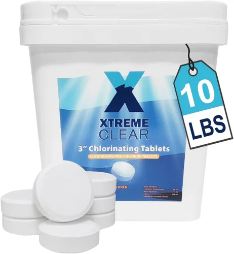 Miniatura 13 de XtremeClear Tabletas de Cloro de 1" para Piscina, Jacuzzi y Spa Elimina Bacterias y Algas Desinfectante Hace el Agua Limpia y Cristalina
