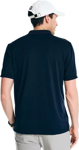 Miniatura 30 de Nautica playera polo clásica de mangas cortas, color sólido, para hombre