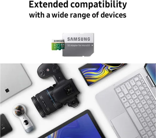 Miniatura 7 de Samsung 64 GB, 100 MB/s (U3) MicroSD EVO Select Tarjeta de memoria con adaptador (MB-ME64GA/AM)