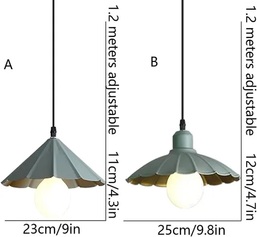 Miniatura 3 de Lámpara colgante de techo, lámpara creativa para restaurante, lámpara colgante de un solo faro, lámpara colgante industrial de techo, lámpara