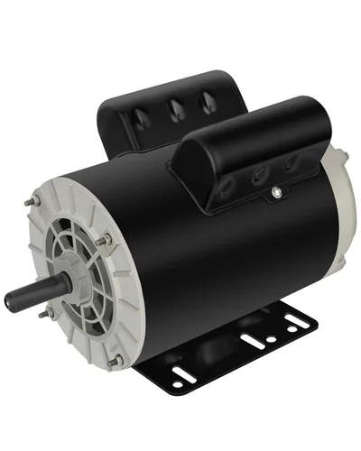 Miniatura 11 de Motor eléctrico, Motor compresor de aire 1HP, Motor de uso general de 1725 RPM, Motor trifásico 56C Marco 5/8 "Diámetro del eje de acero laminado