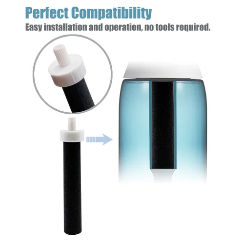 Miniatura 4 de Filtros de agua para botella de plástico Brita, Sport, acero inoxidable y de lados duros, compatibles con filtros de botella de agua de repuesto