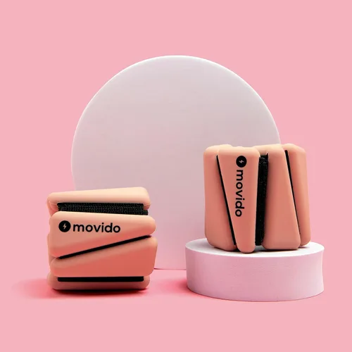 Miniatura 5 de Movido - Pesas ajustables para muñeca y tobillo 1 libra cada una (2 por juego) Pesos ajustables para entrenamiento para mujeres y hombres