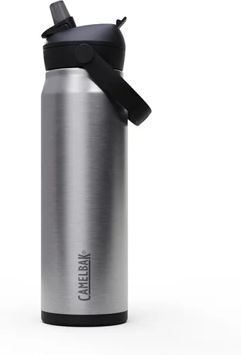 Miniatura 38 de CamelBak - Thrive - Botella de agua con tapa y pajilla, 20 onzas - Aislante de acero inoxidable, color negro