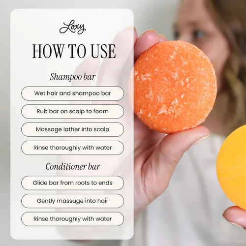 Miniatura 5 de Loxy Maintain - Jabón en barra de champú para el crecimiento y brillo del cabello, aceite de pomelo y aceite de ricino, vitamina B5 y E, vegano