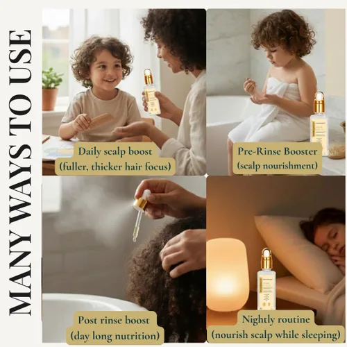 Miniatura 3 de REVATOLOGY - Producto para el crecimiento del cabello para niños y bebés, aceite de alta potencia para el cuero cabelludo y el cabello