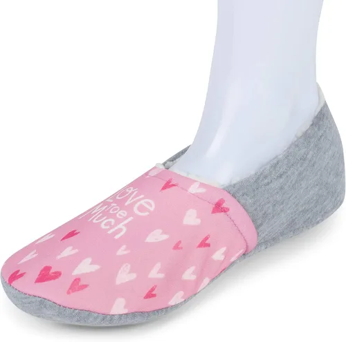 Miniatura 4 de DEMDACO - Zapatillas de forro polar con suela suave para mujer