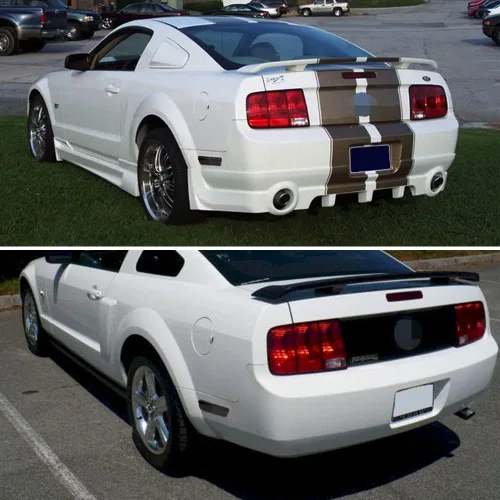 Miniatura 4 de JDMTECH Para Ford Mustang 2005 2006 2007 2008 2009 Carcasas de luz indicadora lateral trasera Lente ahumada Vivienda ahumada
