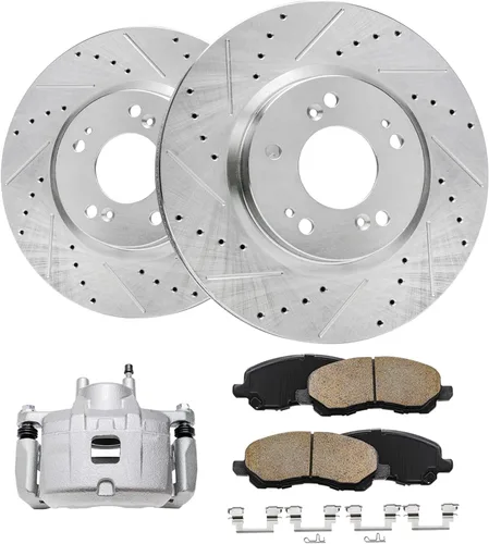 Miniatura 68 de Detroit Axle - Rotores de freno para Ford Mustang 2015, 2016, 2017, 2018, 2019, 2020, 2021, 2022, 2023, repuesto de rotores de freno de disco