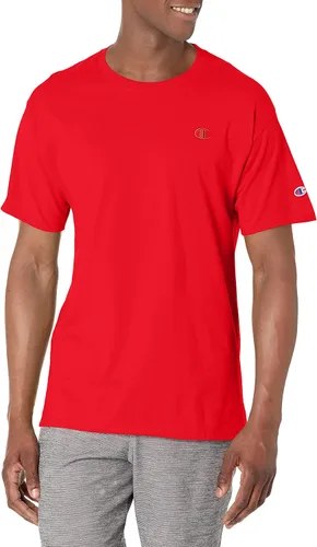 Miniatura 11 de Champion Men's Classic Short Sleeve T-Shirt, Standard Fit, Midweight 100% Cotton, Available in Regular and Big & Tall Dorado(Team Gold)