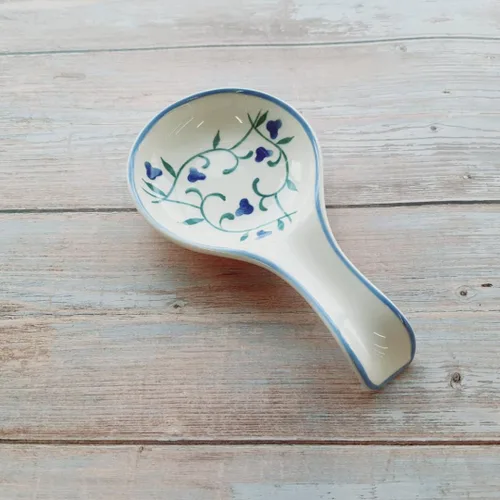 Miniatura 9 de Lindo soporte para cucharas de cerámica grande para encimera de cocina, estufa, resistente al calor, apto para lavavajillas, soporte para utensilios