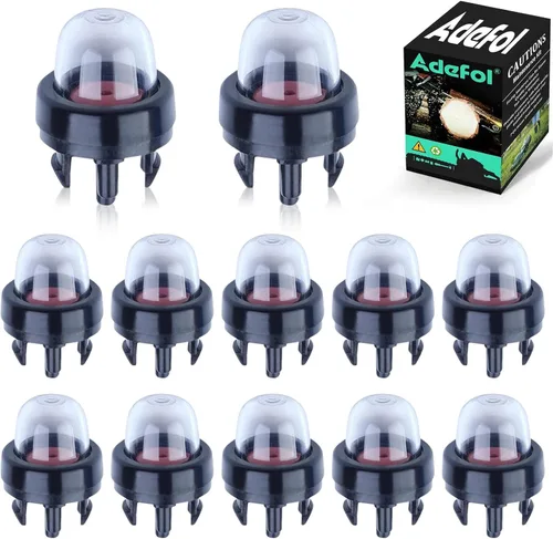 Adefol 12 unidades General Snap in 188-512 Bomba de bombilla de cebador 300780002 para Husqarvna 440E 445 445E 450E 455 455E motosierra para